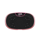 Pink Mini Vibration Platform - Magnet Therapy Vibrating Machine Exercise Plate - Side View