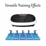 Pink Mini Vibration Platform - Magnet Therapy Vibrating Machine Exercise Plate - Close-Up Angle