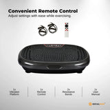 Social Hike 60cm Vibration Plate Machine Full Body Exercise Platform Black - 45-Degree Angle