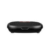 Black Mini Vibration Platform - Magnet Therapy Vibrating Machine Exercise Plate - Front View