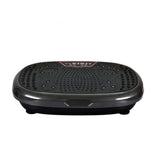 Black Mini Vibration Platform - Magnet Therapy Vibrating Machine Exercise Plate - Side View