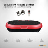 Social Hike 60cm Vibration Plate Machine Full Body Exercise Platform Red - 45-Degree Angle
