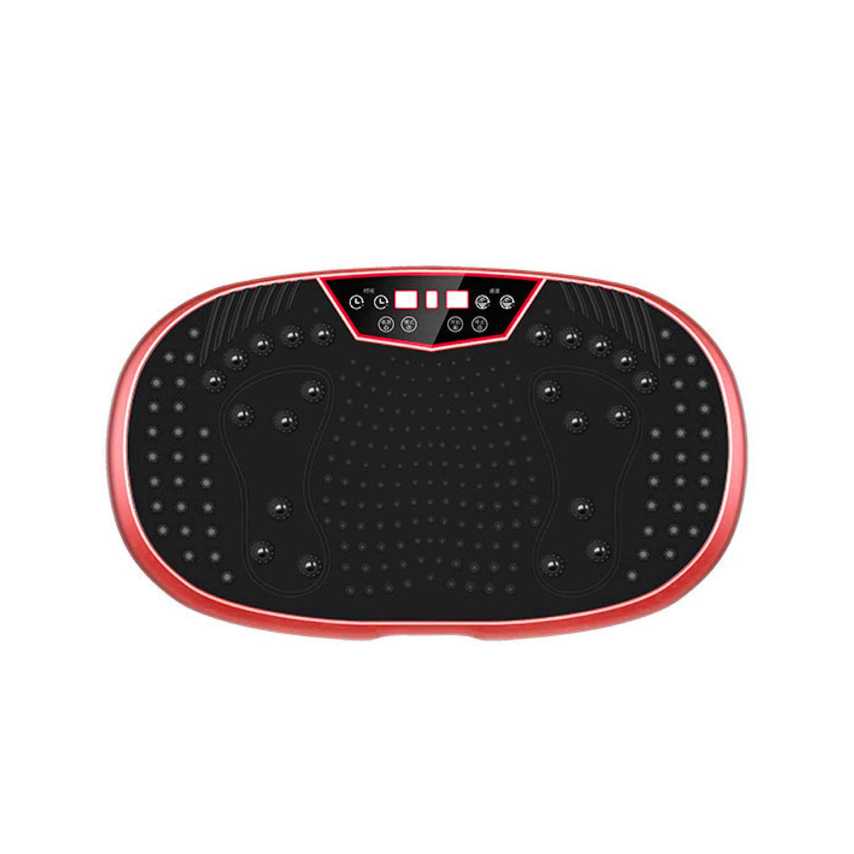 Social Hike Red Mini Vibration Plate - Vibrating Exercise Machine Platform