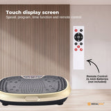 Social Hike Gold Mini Vibration Plate - Vibrating Exercise Machine Platform