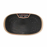Gold Mini Vibration Platform Magnet Therapy Vibrating Machine Exercise Plate - Side View