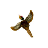 Dog Plush Toy - Pheasant Squeaky Interactive Small Life Like Bird - Puppy Play - Side View