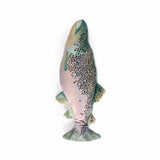 Jittering Trout Cat Toy - Flopping Dancing Fish + Catnip Silvervine Electric USB - Top-Down View