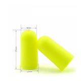 200 Pairs 3M Foam Safety Neon Earplugs Workplace Noise Reduction Disposable Plug - Side View