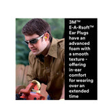 200 Pairs 3M Foam Safety Neon Earplugs Workplace Noise Reduction Disposable Plug - 45-Degree Angle