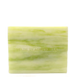 10x 100g Plant Oil Soap Basil Lime Mandarin Scent Pure Natural Vegetable Base Bar - Front View
