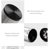 Electric Wine Bottle Opener Set - Automatic Corkscrew Pourer Pump Sealer Cutter - Rear View