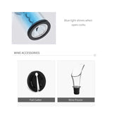 Electric Wine Bottle Opener Set - Automatic Corkscrew Pourer Pump Sealer Cutter - Extra Image