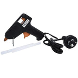 40w Hot Glue Gun Handy Hardware SAA RCM Craft Adhesive 2x 11mmx100mm Sticks - Top-Down View