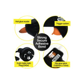 40w Hot Glue Gun Handy Hardware SAA RCM Craft Adhesive 2x 11mmx100mm Sticks - Rear View