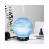 Ceramic Ball Ultrasonic Aroma Diffuser - 100ml Essential Oil Humidifier with LED Light - Top-Down View