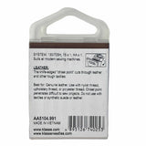 Klasse 80/90 Leather Sewing Machine Needles Assorted Sizes 6 Pack Chisel Point - Top-Down View