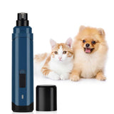 LED Light Pet Nail Grinder Dog Cat Electric Trimmer 2 Speed Rechargeable Filer - Extra Image