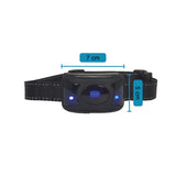Dog Bark Collar - 2x 600m Range Receivers Vibration IPX7 Waterproof Training Aid - Front View