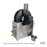 Alloy Vinyl Record Ultrasonic Cleaning Bracket with Drying Rack for Effective Record Care - 45-Degree Angle