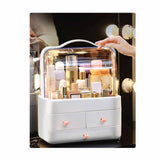 Makeup Organiser Storage Box - Cosmetic Jewellery Vanity Portable Display Case - Top-Down View