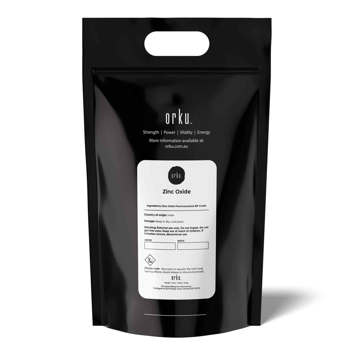 10Kg Resealable Bag of 99.9% Pure BP Grade Zinc Oxide Powder