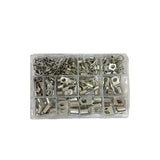 240-Piece Premium Copper Ring Terminal Connectors for Electrical Applications - 45-Degree Angle