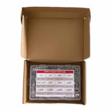 240-Piece Premium Copper Ring Terminal Connectors for Electrical Applications - Close-Up Angle