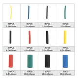 Comprehensive 530-Piece Heat Shrink Tubing Set for Electrical Insulation and Protection - Side View