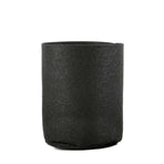 6 Pck 0.6 Gallon Fabric Flower Pots 2.4L Garden Planter Bags Black Felt Root Pouch