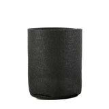 6 Pck 0.6 Gallon Fabric Flower Pots 2.4L Garden Planter Bags Black Felt Root Pouch - Rear View