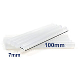 20x Hot Melt Glue Sticks 100mmx7mm Clear 10w Gun Craft Stick Adhesive - Front View