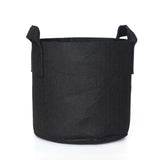 6 Pck 10 Gallon Fabric Flower Pots 38L Garden Planter Bags Black Felt Root Pouch - Close-Up Angle