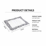Cat Cozy Pad Heating Mat Self Warming Bed Pet Cushion Anti Slip Base 55 x 40cm - Side View