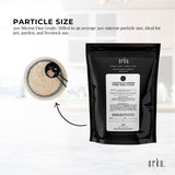 Orku 1Kg Fossil Shell Flour - Livestock Garden Pet Diatomaceous Earth - Side View