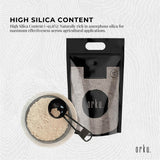 Orku 5Kg Fossil Shell Flour - Livestock Garden Pet Diatomaceous Earth - Top-Down View