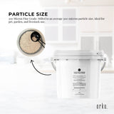 Orku 3Kg Fossil Shell Flour Tub - Livestock Garden Diatomaceous Earth - Side View