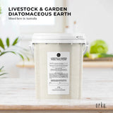 Orku 700g Fossil Shell Flour Tub - Livestock Garden Diatomaceous Earth - Front View