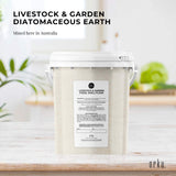 Orku 700g Fossil Shell Flour Tub - Livestock Garden Diatomaceous Earth - Front View
