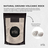 100g Ground Pumice Stone Granular Powder Eco Exfoliant Body Scrub Soap Additive - Rear View