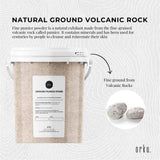 1.3Kg Ground Pumice Stone Granular Powder Tub Exfoliant Body Scrub Soap Additive - 45-Degree Angle