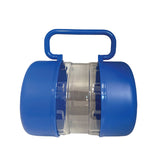3 In 1 Pet Travel Food Water Bowl Set Dog Cat Portable Feeding Carry Container - Top-Down View