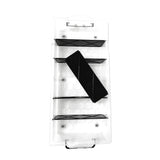 Under Bed 6 Compartment Storer with Wheels 27L Container Tub Storage Unit - Top-Down View