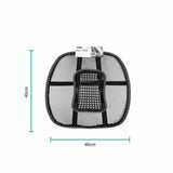 Better Back Support Chair Posture Lumbar Brace Mesh with Massage Beads - Front View