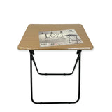 Metal MDF Folding Table Foldable Laptop PC Collapsible Study Desk 48cm x 38cm - Rear View