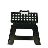 Folding Step Stool 22cm Portable Plastic Collapsible Fold Up Chair Random Colour - Rear View