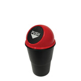 1x 550ml Mini Car Rubbish Bin - Cup Holder Trash Can Coin Ashtray Random Colour - Side View