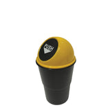 1x 550ml Mini Car Rubbish Bin - Cup Holder Trash Can Coin Ashtray Random Colour - Top-Down View