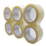 1x Clear Hotmelt Packaging Tape 48mmx75m - Heavy Duty Shipping Packing Adhesive - Front View