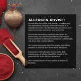 5Kg Organic Beetroot Powder Superfood Beet Root Supplement Beta Vulgaris - Close-Up Angle