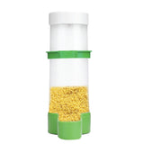 5x Bird Cage Food Dispenser Feeder Automatic Pet Parrot Budgie Cockatiel Aviary - Front View